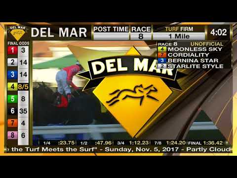 Moonless Sky Wins Race 8 at Del Mar 11/05/17