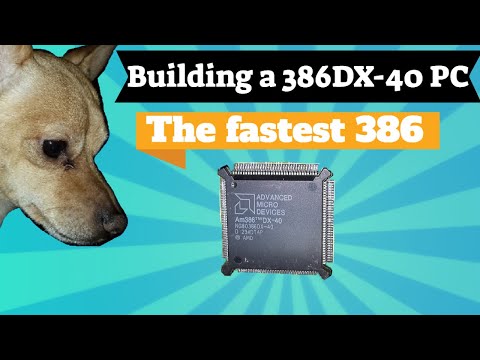 AMD 386DX-40 PC, the fastest 386