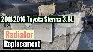 Toyota Sienna: 3.5L Radiator Replacement 🚘