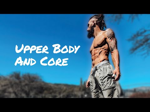 Upper Body & Core Workout at home (Tough Beginner Follow Along)