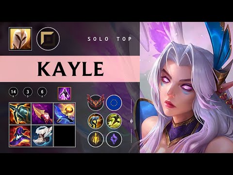 Kayle Top vs Riven - EUW Grandmaster Patch 26.01