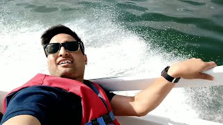 preview picture of video 'Speed Motor Boat Riding - 10 KM. Round in 3 Minutes at Fateh Sagar Lake ( Udaipur )'