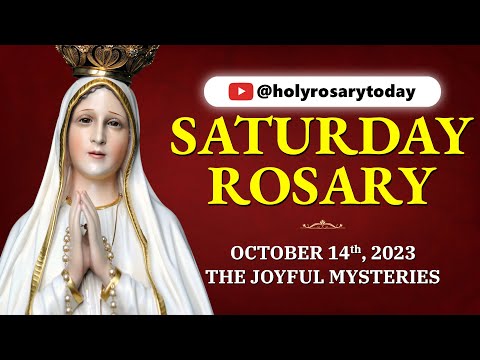 SATURDAY HOLY ROSARY ❤️ OCTOBER 14 2023 ❤️ JOYFUL MYSTERIES OF THE ROSARY [VIRTUAL] #holyrosarytoday