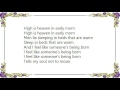 Judy Collins - Winter Sky Lyrics