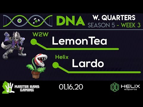 DNA S5:W3 - W2W | LemonTea (Wolf) Vs. Helix | Lardo (Piranha Plant) - Winner's R3