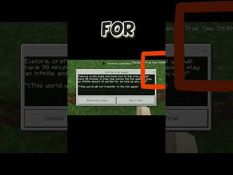 Minecraft trial fact in missed 😱