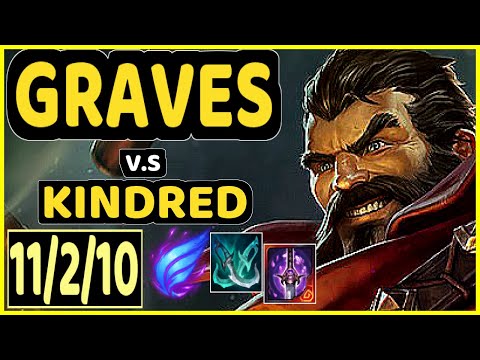 GIDEON (GRAVES) vs KINDRED - 11/2/10 KDA JUNGLE CHALLENGER GAMEPLAY - KR