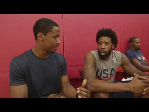 USA Basketball Learns Portuguese With Jerome Meyinsse