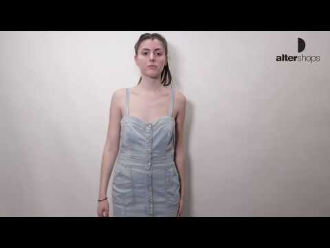 GUESS PUMA DRESS  Γαλάζιο W2GK32D4K94