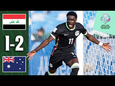AUSTRALIA steal it at the death! | Iraq - Australia | Highlights | AFC U23 Asian Cup™