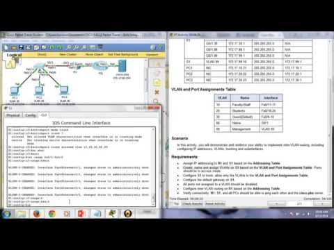 CISCO 5.4.1.2 Packet Tracer - Skills Integration Challenge