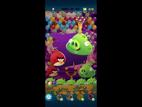 Angry Birds Pop Level 744 (Hard Level)