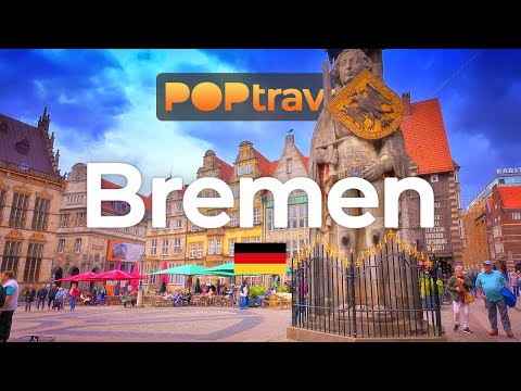 BREMEN, Deutschland - 4K HDR Stadtführung mit Untertiteln