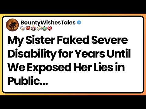 [FULL STORY] My Sister Faked Severe Disability for Years Until We Exposed Her Lies in Public…