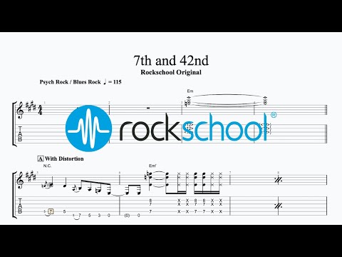 7th and 42nd Rockschool Original, Rockschool 2024 Electric Guitar Grade 5