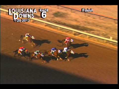 Louisiana Downs 1/29/12 Race 6