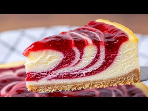 Dieser Zebra-Käsekuchen ist meine neue Obsession! Und er ist so einfach! 🍰🔥