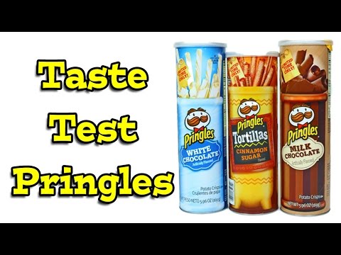 TASTE TEST - Pringles Chocolate, White Chocolate, Cinnamon Sugar