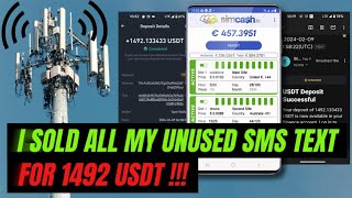 📢 HOW TO MAKE MONEY DAILY WITH YOUR UNUSED TEXTS SMS 📳📶📨 ? (PROOFS✅+ SIMCASH REFERRAL CODE : X3XNV )