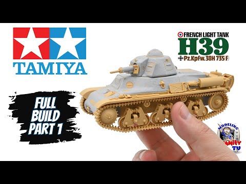 Tamiya French Light Tank H39 Full Build Part 1