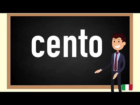 How to pronounce cento  in Italian