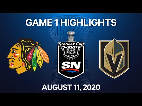 NHL Highlights | 1st Round, Game 1: Blackhawks vs. Golden Knights  – Aug. 11, 2020