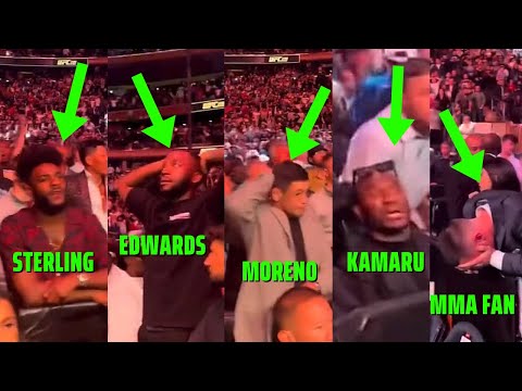 Insane Reaction from UFC fighters after  Alex Pereira TKO Israel Adesanya🤯 #UFC281