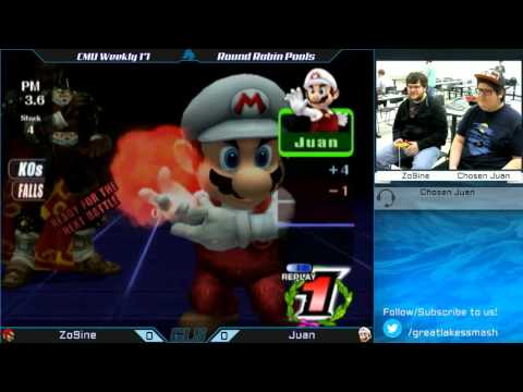 CMU Weekly 17 - Zo9ine (Ganondorf) vs. Chosen Juan (Mario)