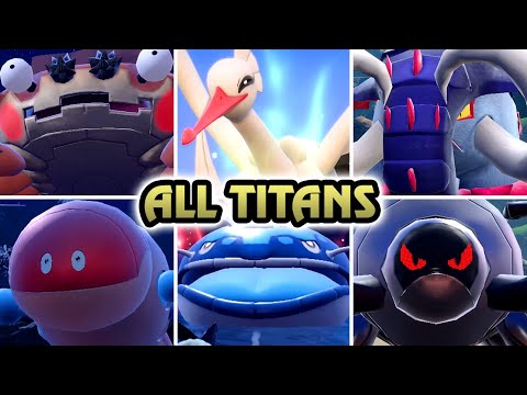 Pokémon Scarlet & Violet - All Titan Pokémon Battle