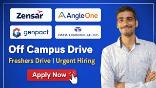 Zensar, Genpact, Tata Communications Hiring 🔥 Freshers Off Campus Drive 2026 | Apply Now
