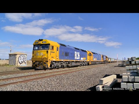 7732V Pacific National Grain Train With BL26 G525 XR559 (24/4/2022) - PoathTV Australian Railways