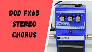 Video thumbnail for DOD FX65 analog Stereo Chorus DEMO by HEWAN GITAR REBEL