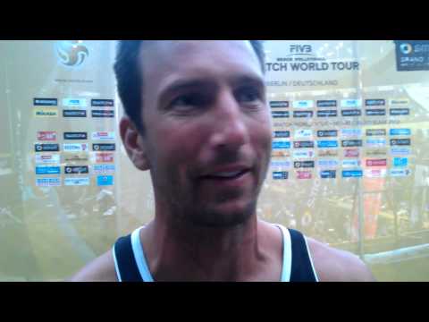 Sean Rosenthal after the Final at FIVB Grand Slam Berlin