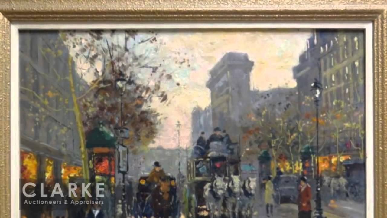 Edouard Cortes | PORTE ST DENIS | Artwork | Clarke Auction Gallery