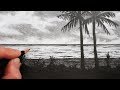 The Best 23 Black And White Beach Clipart
