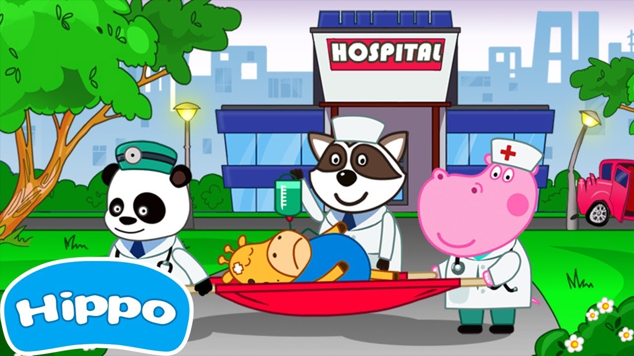 Hippo 🌼Doctor Surgeon: juegos de hospital 🌼 Dibujos animados para niños