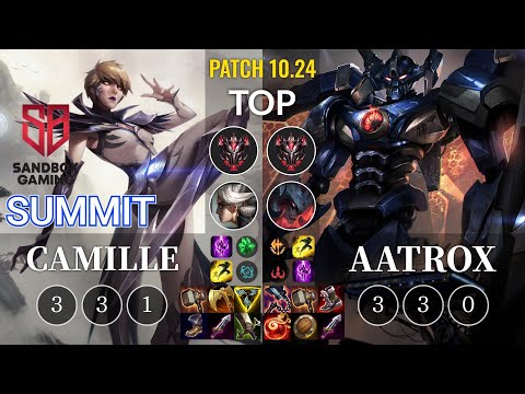 SB Summit Camille vs Aatrox Top - KR Patch 10.24