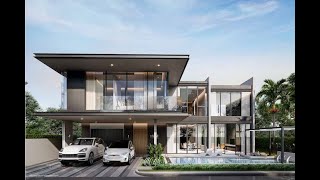 New Spacious Two Storey Four Bedroom Pool Villas for Sale in Pattaya