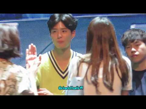170218 Hightouch with Park Bo Gum 박보검 - Oh Happy Day in Singapore