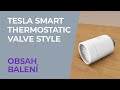 Hlavice pro radiátor TESLA Smart Thermostatic Valve Style TSL-TRV-GS361A