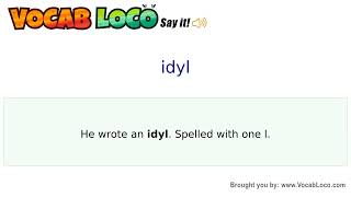 Video thumbnail for idyl