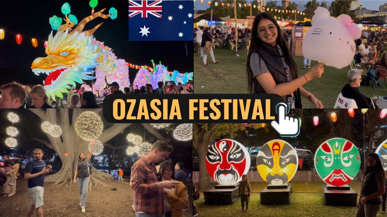 A traveler embarks on a visit to OzAsia Festival.