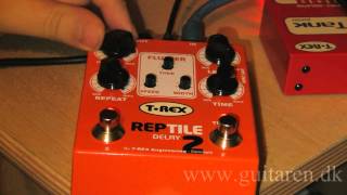 Video thumbnail for Guitaren.dk tester T-Rex Reptile 2 by Fríðrikur Ellefsen