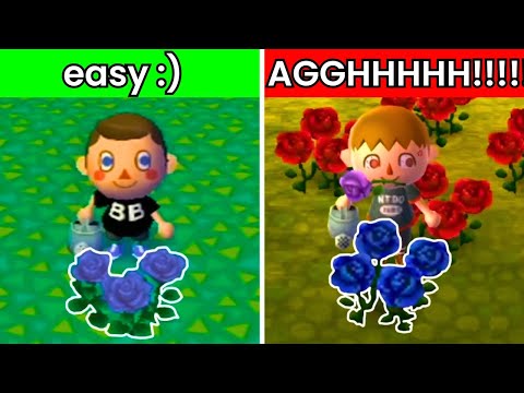 I Grew a Blue Rose in Every Animal Crossing Game!