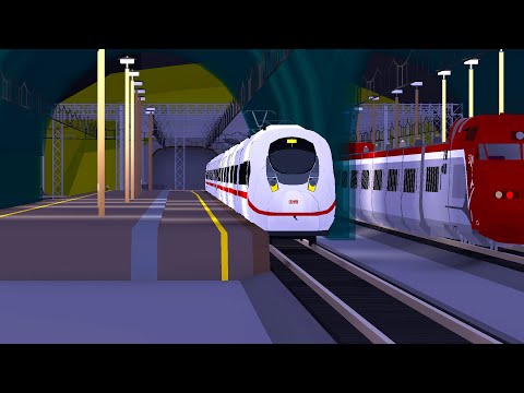 ICE3 Velaro D Passing trough the station      [RollingLine]