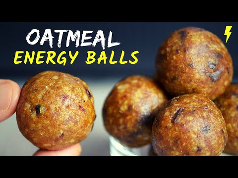 No-Bake Oatmeal Energy Balls