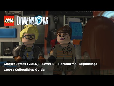 LEGO Dimensions 100% Guide - Ghostbusters (2016) - Level 1 – Paranormal Beginnings