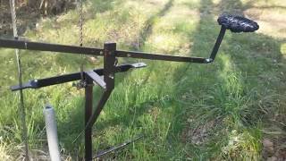 Préparation des cadres et mécaniques pour chasse à la palombe