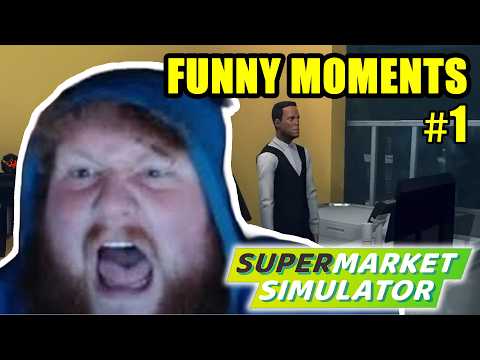 4 Hours of CaseOh Supermarket Simulator! | BEST MOMENTS #1
