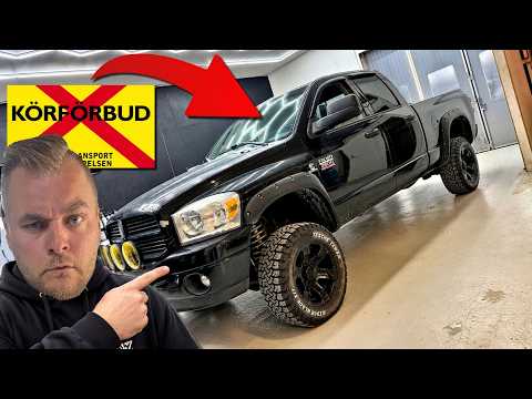KÖRFÖRBUD PÅ VÅRAN DODGE CUMMINS DIESEL- [VLOGG #883]